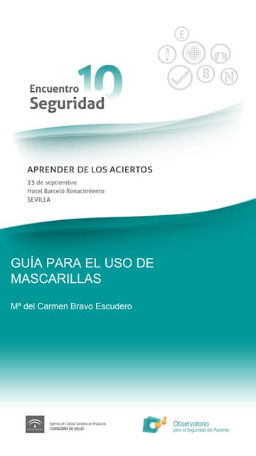 Guía para el uso de mascarillas