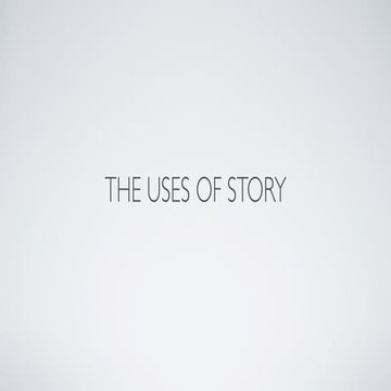 Gamestorming Workshop: The Uses of Story - DRS Chicago, June 2015