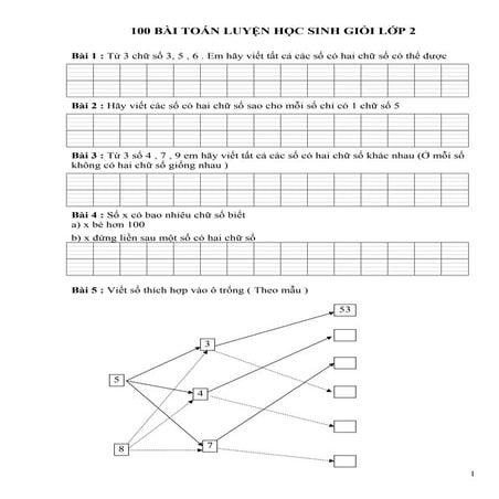 100 bài toán luyện thi học sinh giỏi lớp 2 | iHoc.me - Tài liệu toán học