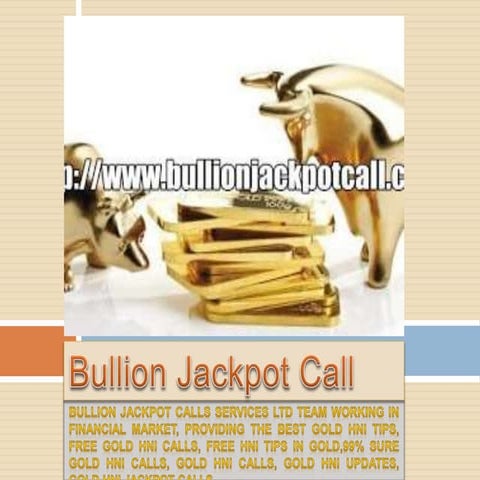 100% Best Commodity Gold HNI MCX Calls | PPTX