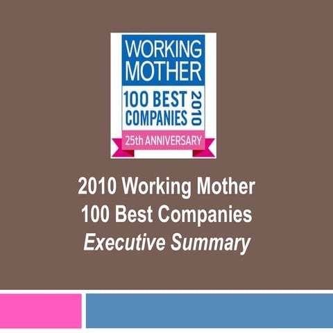 100 best companies executive summary