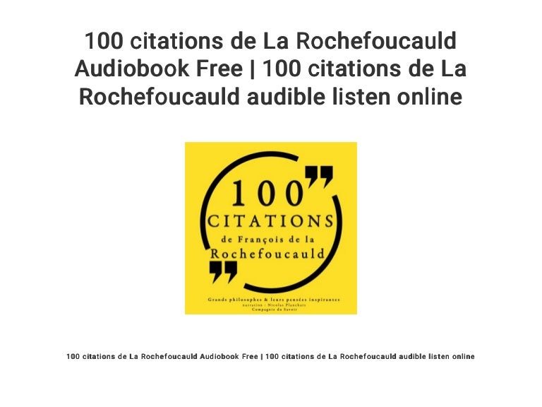 Get Francois de la rochefoucauld citation Free