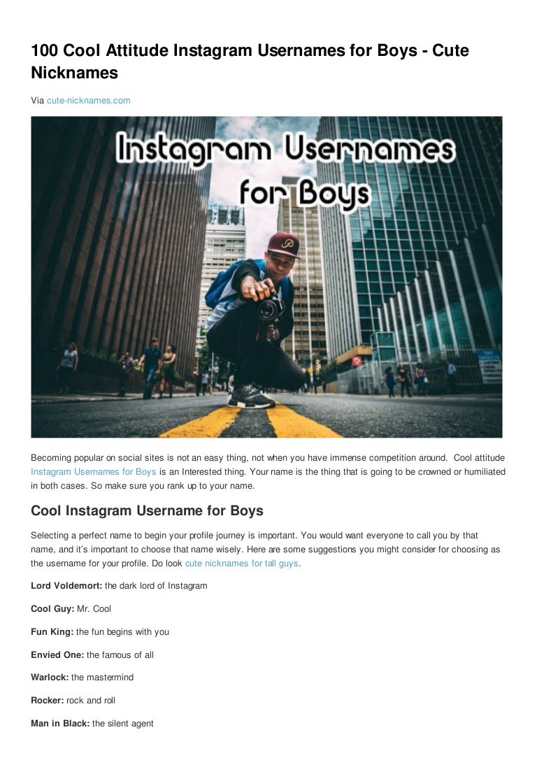 Nickname Cute Attitude Names For Instagram For Girl