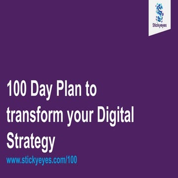 100 Day Plan to Transform your Digital Marketing Strategy