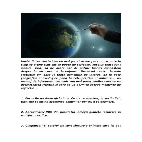 100 de curiozitati despre lumea in care traim | www.mototol.ro |