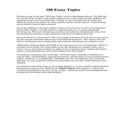 100 Essay Topics.pdf