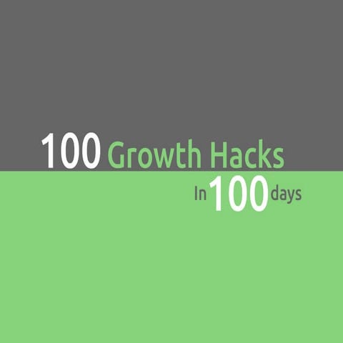 100 growth hacks 100 days | 21 to 30