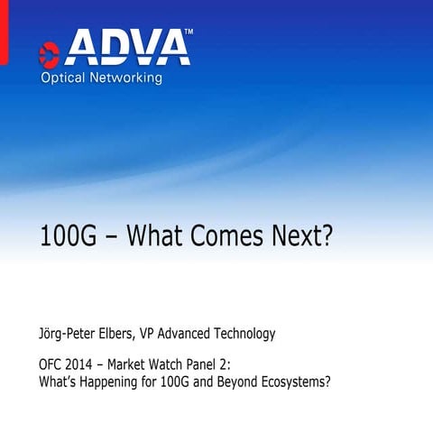 100G - What Comes Next