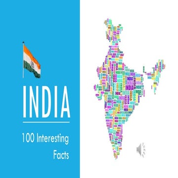 100 FACTS ABOUT INDIA visual data 8