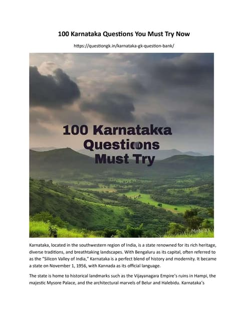 100 Karnataka Questions You Must Try Now (1).pdf