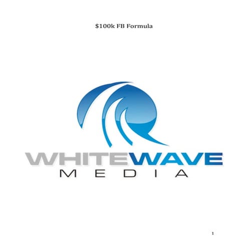 Earn money with facebook ++ $100k fb formula