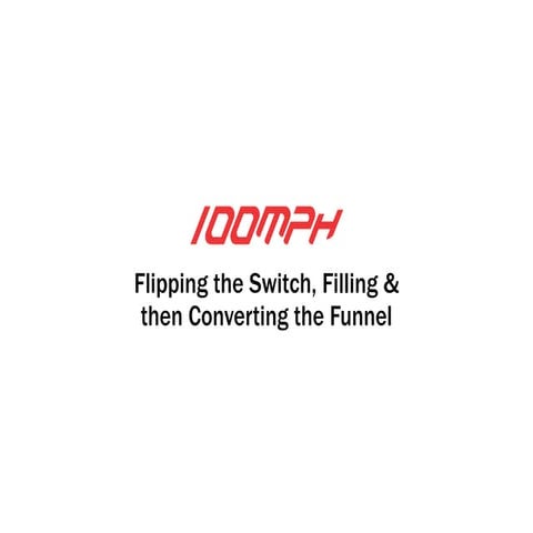 100mph, Stage 3: Flipping the Switch