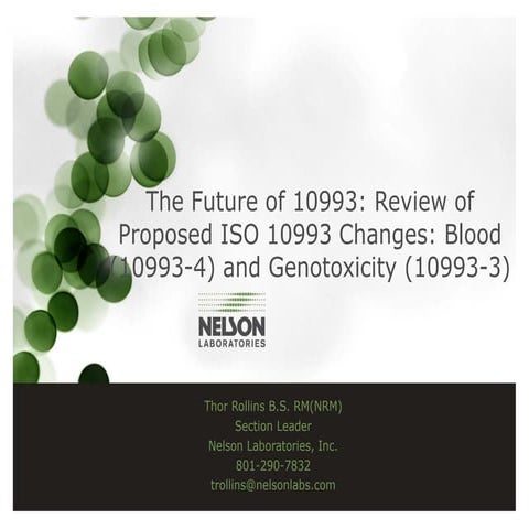 The Future of 10993 | PDF