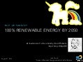100% Renewable Energy by 2050: Fact or Fantasy
