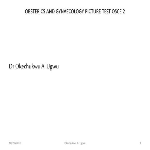 100 picture osce in obstetrics and gynaecology