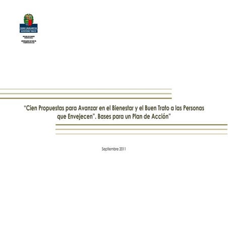 100 propuestas para mejorar la calidad de vida de los mayores | PDF