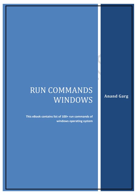 100+ run commands for windows 
