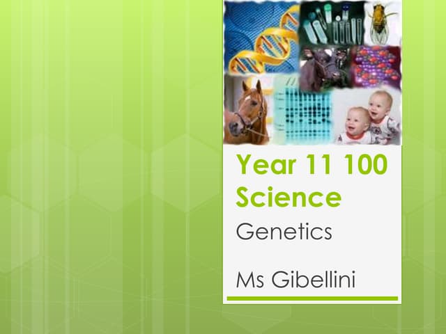 100 Science Genetics