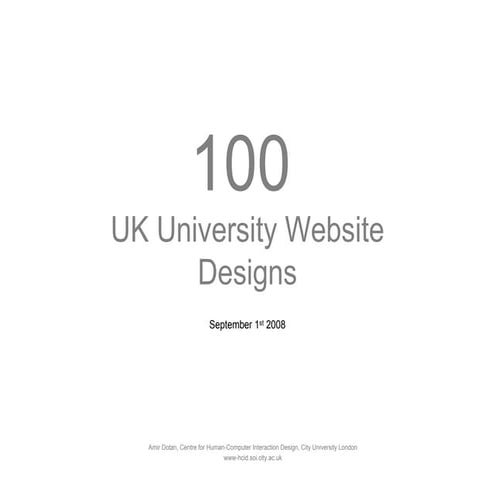 50 University Website Designs | PDF