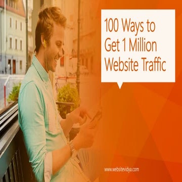 100 ways to get 1 million website traffic