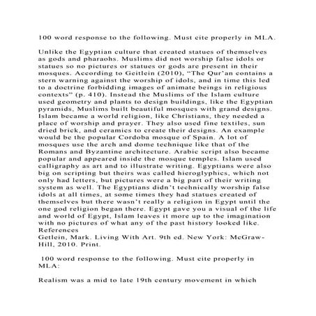 100 word response to the following. Must cite properly in MLA.Un.docx