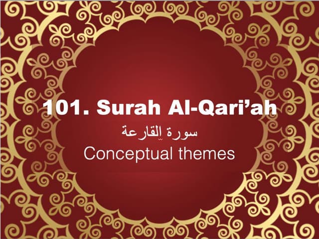 101. Surah Al-Qari'ah