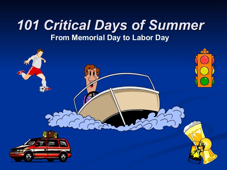 101 Days of Summer Safety Brief