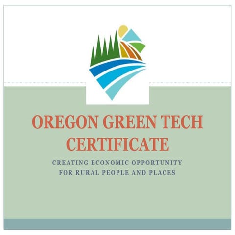 10-10-04 05 Fred Haynes: Green Tech Certificate