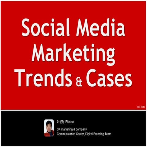 Social Media Marketing Trends & Cases