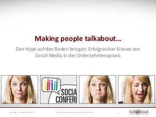 Social Media - den Hype auf den Boden bringen (2nd. Edition)