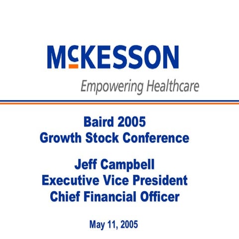 Baird Conference Presentation | PDF