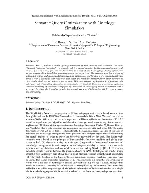 SEMANTIC WEB: INFORMATION RETRIEVAL FROM WORLD WIDE WEB | PDF
