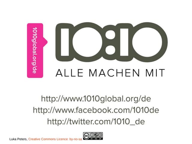 Vorstellung der Initiative 1010