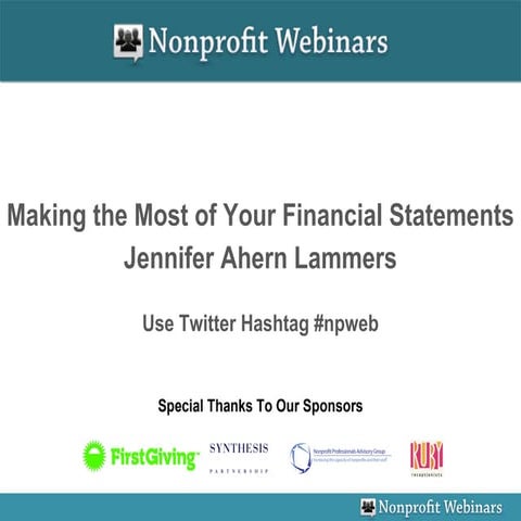 Making The Most Of Your Financial Statements