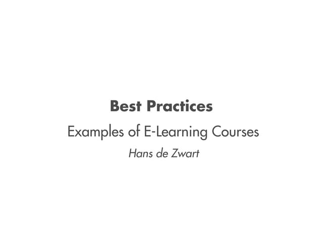 E-Learning