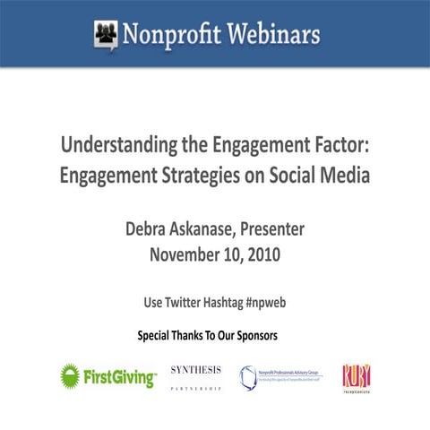 Understanding The Engagement Factor: Engagement Strategies On Social Media