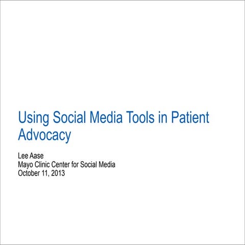 Colon Cancer Alliance Presentation