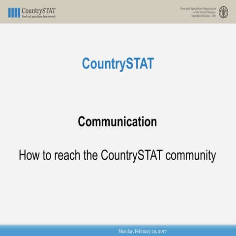 Census communication and publicity | PPT