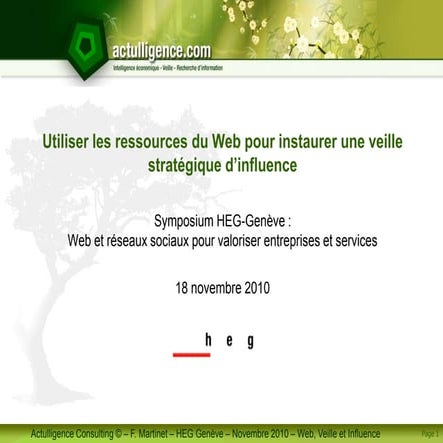 Web 2 et influence
