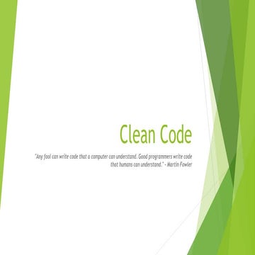 Clean Code | PPT