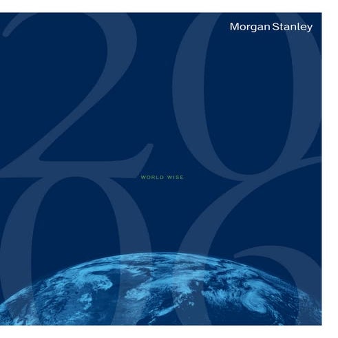 morgan stanley  Annual Reports 2006 