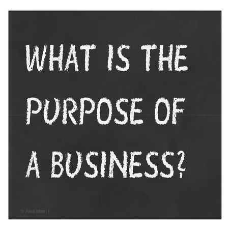 Business with a purpose: Building sustainable business models