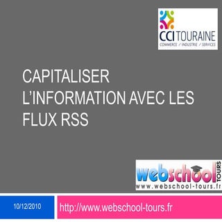 Capitaliser l&rsquo;information ave...