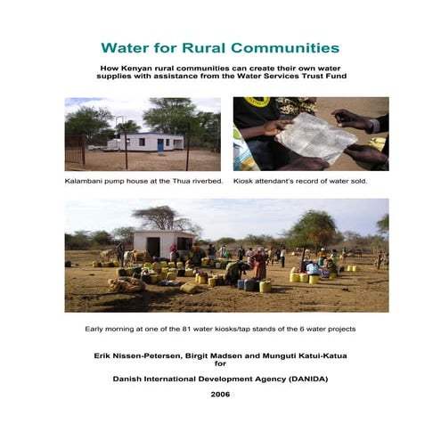 water for rural communities