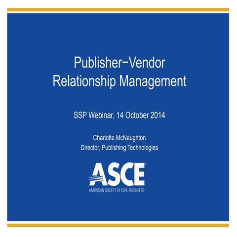 10142014 ssp webinar_publishingservicesvendorintegration_charlottemcnaughton