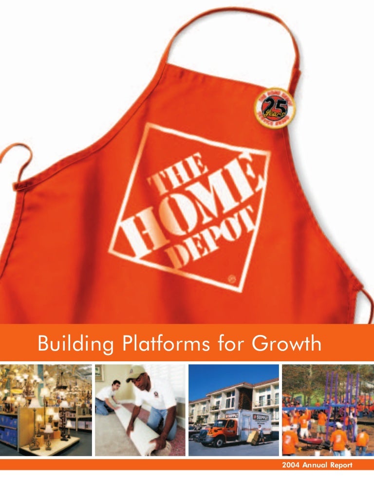 home depot Annual Report 2004