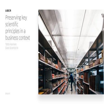 Big Data LDN 2017: Preserving The Key Principles Of Academic Research In A Bu...