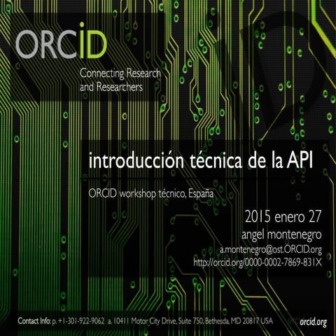 Manual crear perfil y editar en orcid | PDF