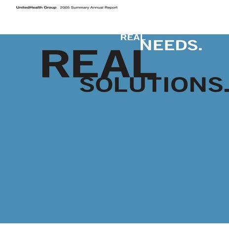 United Health Group [PDF Document] Summary Annual Report (452k)