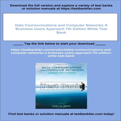 Data Communications and Computer Networks A Business Users Approach 7th Editi...
